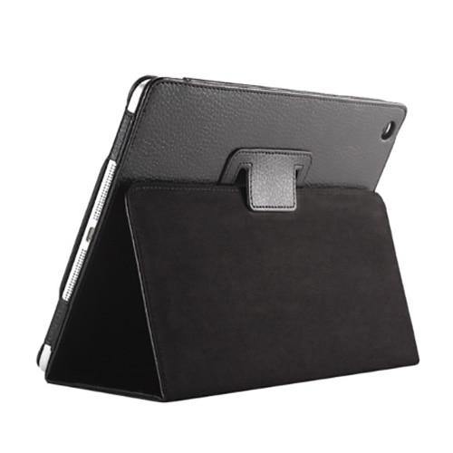 Auto Flip Litchi PU Leather Cover For New ipad.