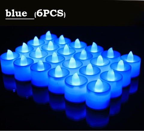 Image of LED Balloon Battery operated candle lamp multicolour.