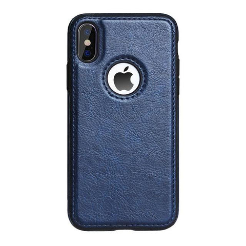 Image of Luxury Slim PU Leather Case for iPhone.