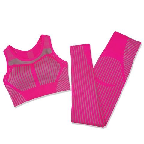 Image of Strip Seamless Yoga Set