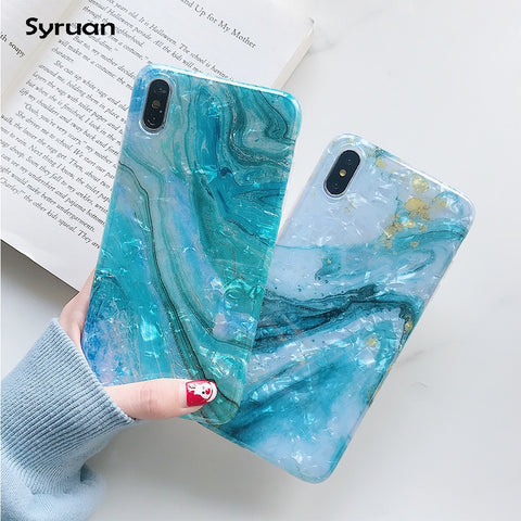 Image of Glitter Marble Case For iphone