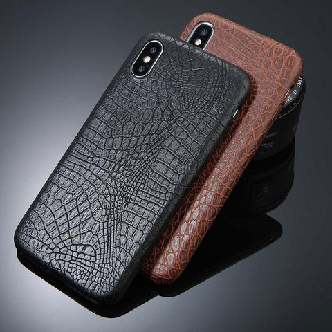 Image of Crocodile Texture Phone Case.