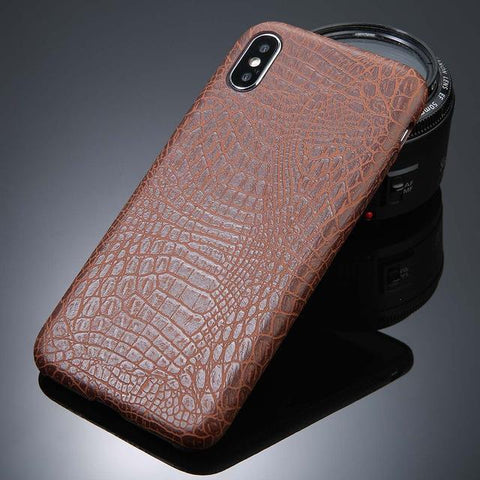 Image of Crocodile Texture Phone Case.