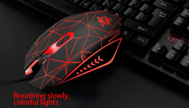 Waterproof LED Keyboard Mouse Headset Gaming set
