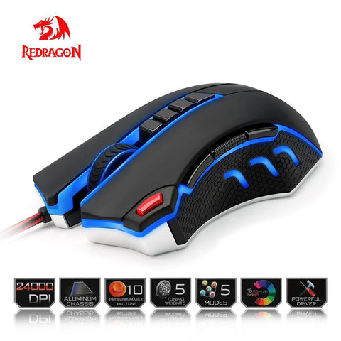 Image of Red dragon Gaming Mouse