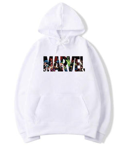 marvel print Hoodie.