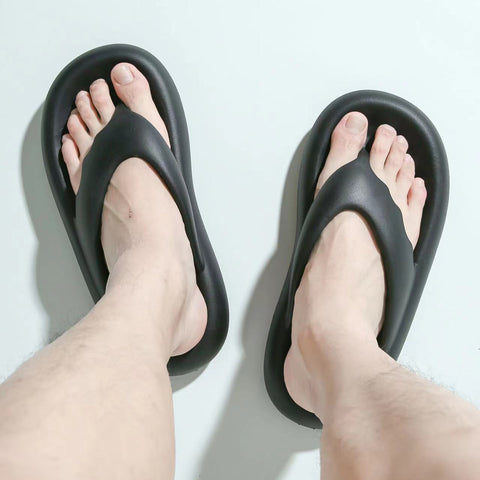 Image of Summer Clip-Foot Bread Slippers
