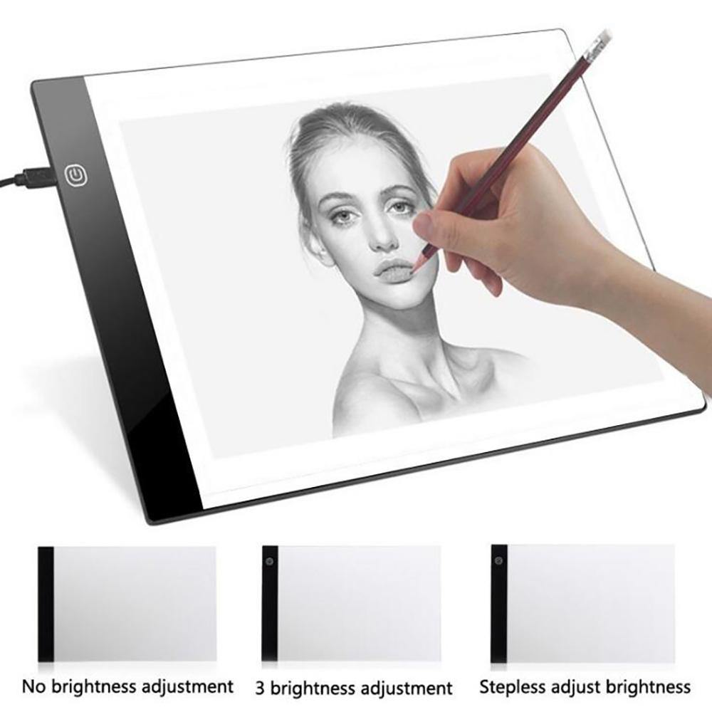 LED Graphic Digital Drawing Tablet Aircraft A4 Copy Table LED Board.