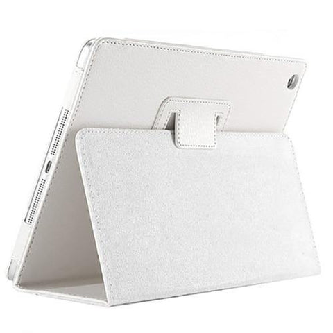 Image of Auto Flip Litchi PU Leather Cover For New ipad.