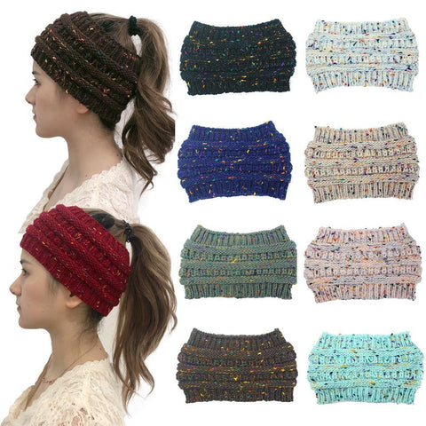 Image of Knitted Crochet Beanies Winter Hats.