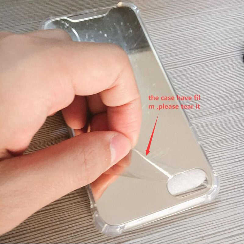 Luxury Plating Mirror Phone Case For iPhone