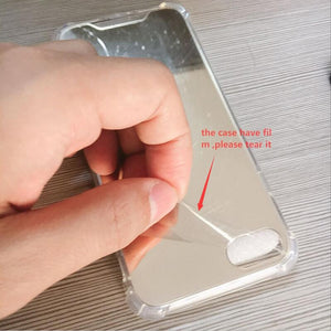 Luxury Plating Mirror Phone Case For iPhone