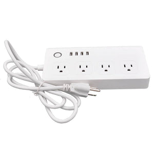 WiFi Power Bar Multiple Outlet Extension Cord AC Plugs.