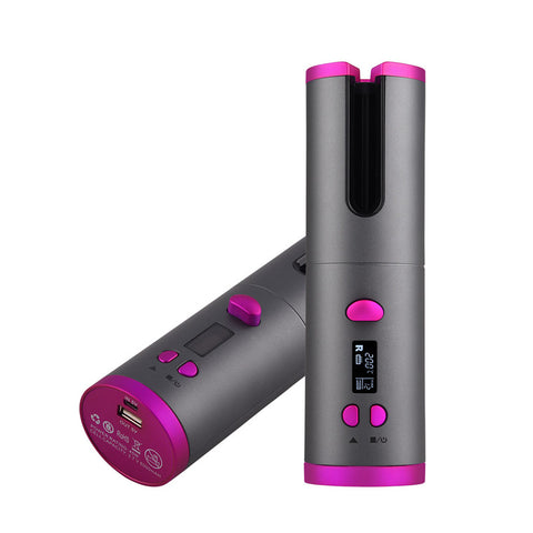 Image of Cordless Electric Hair Curler