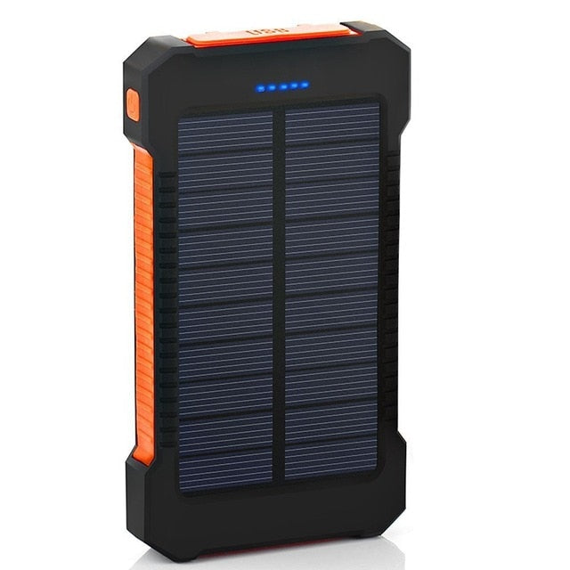 Solar Power Bank Waterproof Charger