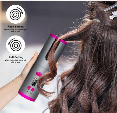 Image of Cordless Electric Hair Curler