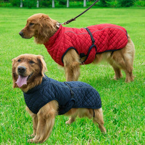 Dog Clothes Winter Thickening Warm Pet Reflective Outdoor Jacket Coat.