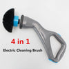 4pcs Cordless Hurricane Muscle Scrubber Electric Cleaning Brush.
