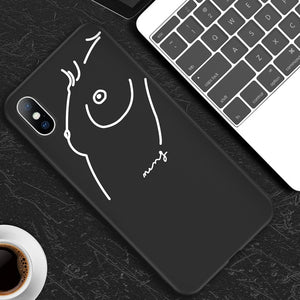 Abstract Art Lover Face Phone Case For iPhone