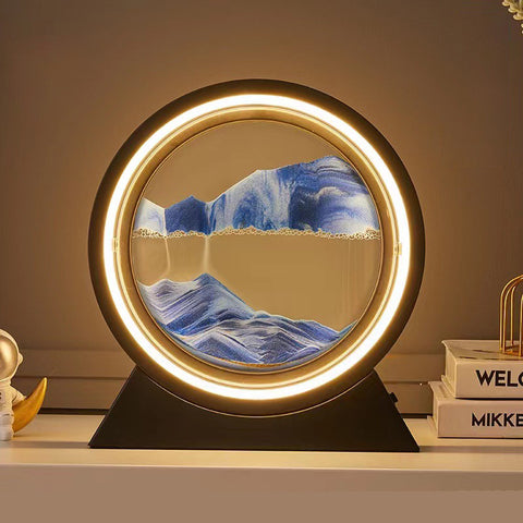 Image of Creative Flow Sand Painting Sand Table Lamp