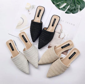 Toe Weave Mules Flip Flop