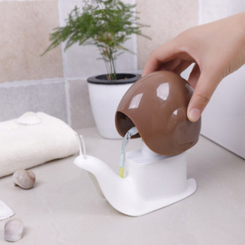 Image of Snail Design Liquid Soap Dispenser