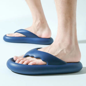Summer Clip-Foot Bread Slippers