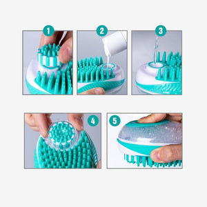 Pet Dog Bath Brush Comb Pet SPA Massage Brush.