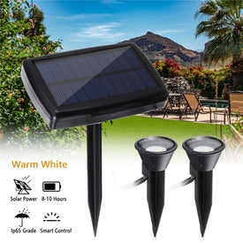 Solar Powered Outdoor LED Spike Light