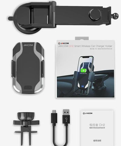 Image of Smart Wireless Car Charger Holder.