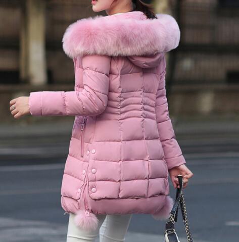 Faux Fur Women Winter Jacket.