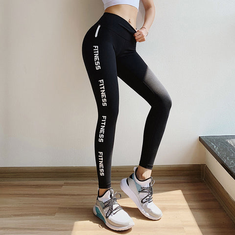 Image of Pink Hip Up Fitness Stretchy legging.