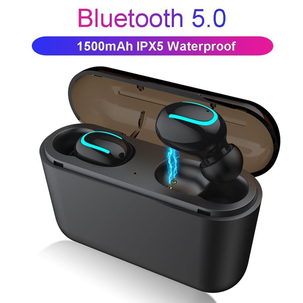 Bluetooth 5.0 Earphones TWS Wireless Headphones Bluetooth Earphone.