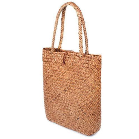 Image of Straw Large Tote Bag.