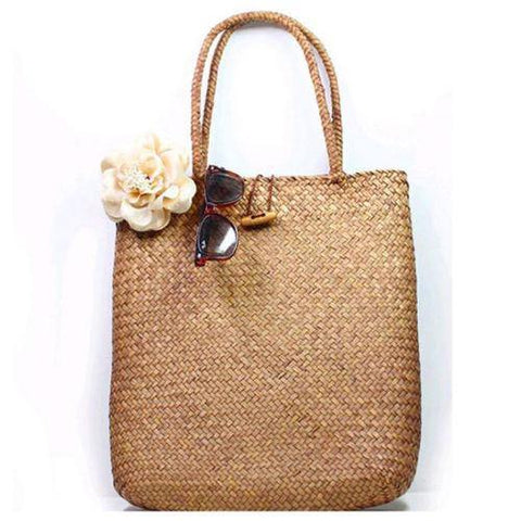 Image of Straw Large Tote Bag.