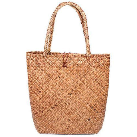 Image of Straw Large Tote Bag.