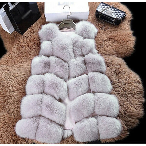 Image of Winter Faux Fur Coat.