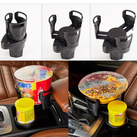 Image of Telescopic Rotary Multifunctional Car Drink Holder.