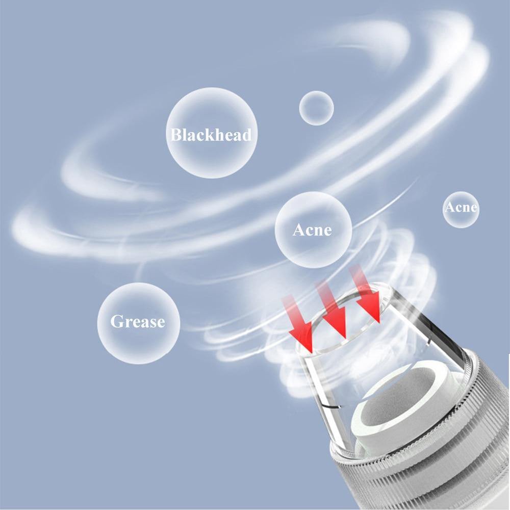 Blackhead remover vacuum Face skin care cleaner Tools.