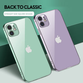 New Square Plating Soft Case For iPhone 11