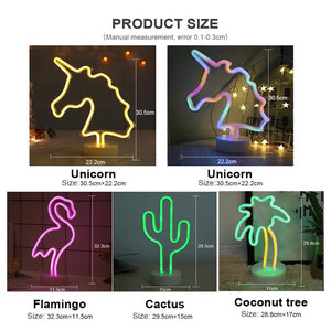 Signs Light USB 12V Christmas Gift Table Lamp.