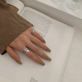 Vintage Smiling Face Finger Rings