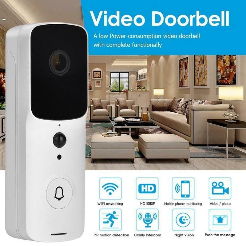 Smart WiFi Video Doorbell Camera.