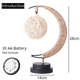 LED Hand Made Moon Stars Gift Lamp Sleeping Light