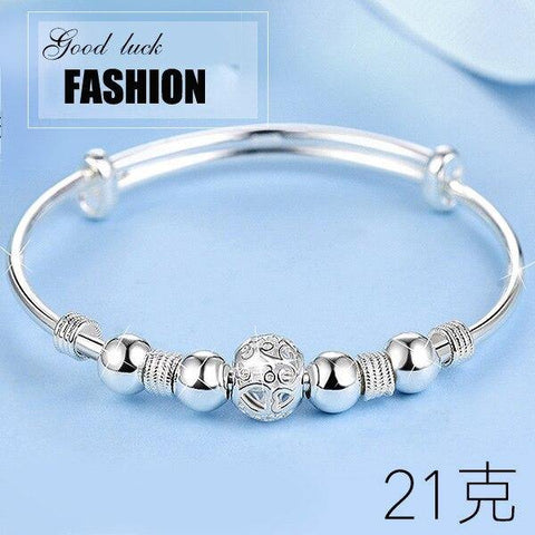 Image of sterling silver Lucky Charm Bracelet.