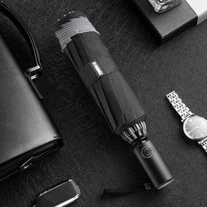 LED Windproof Reverse Folding Umbrella.