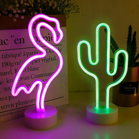Image of Signs Light USB 12V Christmas Gift Table Lamp.