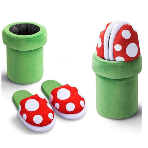 Image of Piranha plant slippers Decoration.