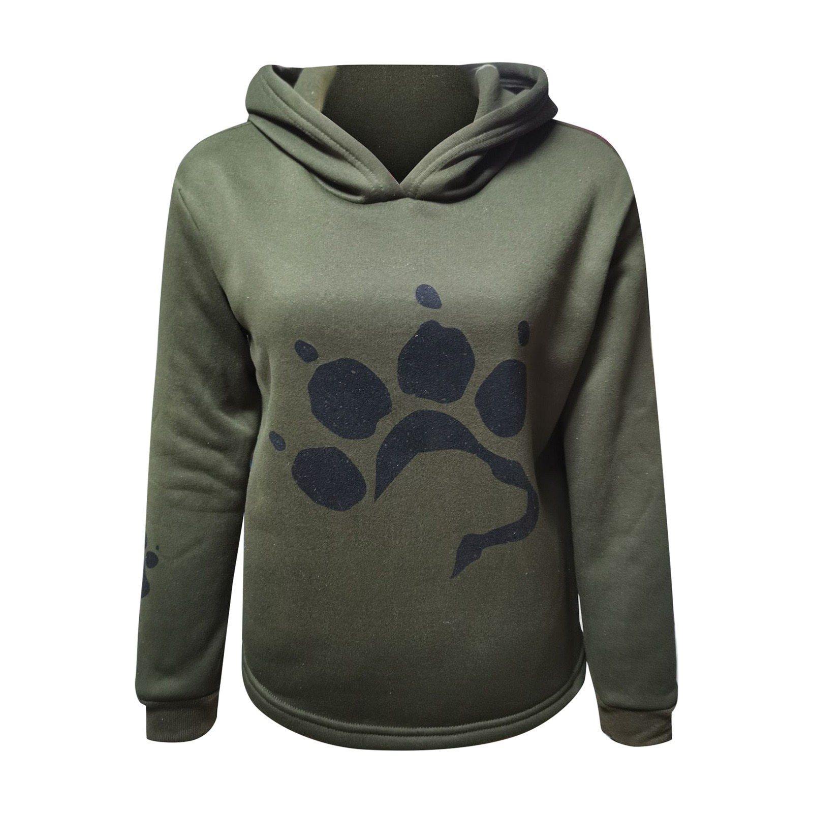 Dog paw Print  Hoodies.