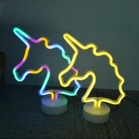 Image of Signs Light USB 12V Christmas Gift Table Lamp.